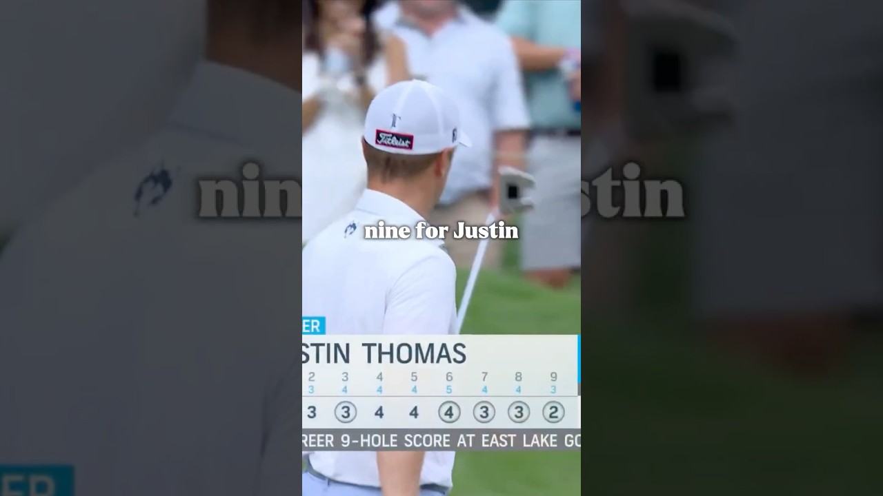 Justin Thomas SINKS MONSTER Putt for Career-Low 29! 🔥 Solo Lead!🏆