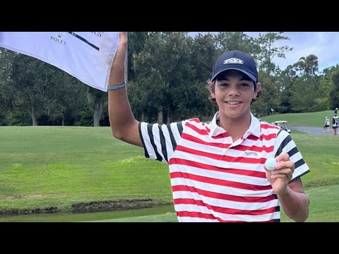 チャーリー・ウッズが、ロリー・マキロイが今年優勝した名門コースで驚異のホールインワンを達成