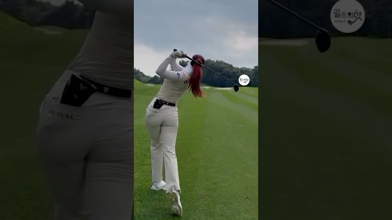 경사에서는 하체를 단단히 유지! | KLPGA 유현주(Hyunju Yoo) #응원릴레이2025 #유현주2025