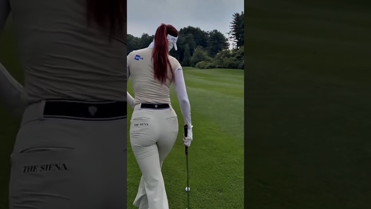 이번엔 KLPGA 탑티어 유현주프로의 아름다운 아이언 스윙 샷! Korea TOP Female professional golfer!  @_hyunju.__ #golf