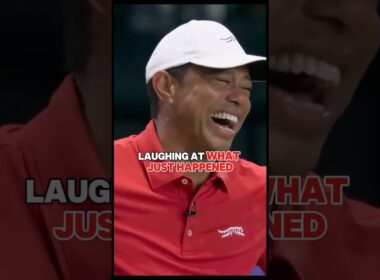 Tiger Woods Laughs TWICE at This Crazy Shot 🤣🤣