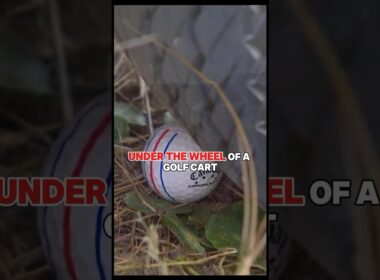 Phil Mickelson’s Ball Lands UNDER a Golf Cart! 😱