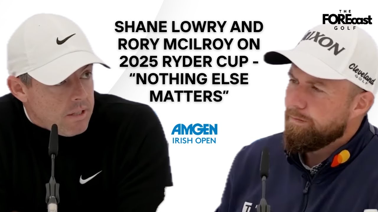 ロリー・マキロイとシェーン・ローリー、ライダーカップのプレッシャーについて語る：「そのために生きている」 | アイルランド・オープン