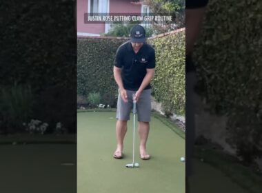 Justin Rose Putting Claw Grip