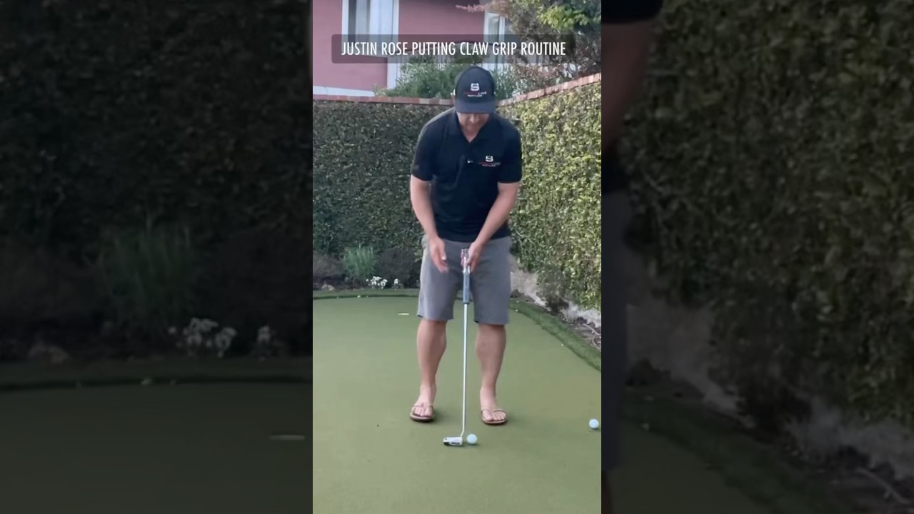 Justin Rose Putting Claw Grip