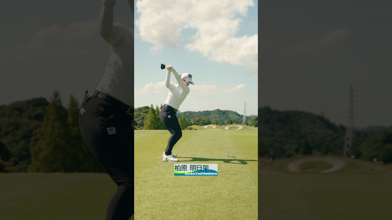 【快音響く】10番ホールティーショット🏌️‍♀️ | ゴルフ５レディスプロゴルフトーナメント - Round1