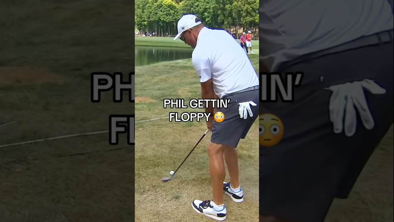 Well, Phil has done it again 😳 #golf #LIVGolf