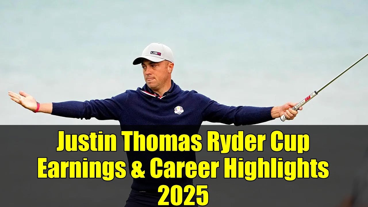 Justin Thomas Ryder Cup Earnings & Career Highlights 2025 | USA Golf Star