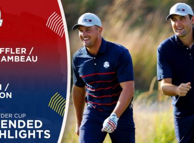 DeChambeau & Scheffler vs Rahm & Hatton | Extended Highlights | 2020 Ryder Cup