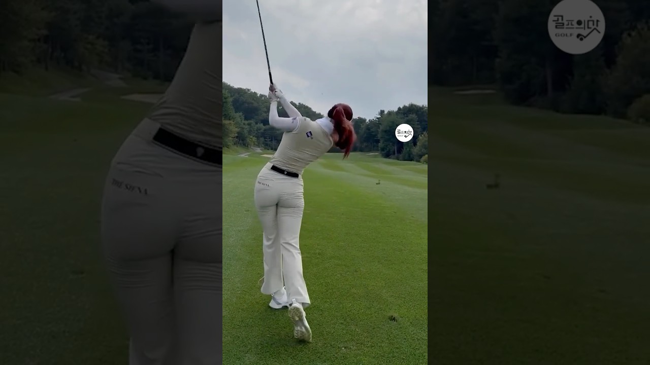 압도적인 아이언스윙 🩷 | KLPGA 유현주(Hyunju Yoo) #응원릴레이2025 #유현주2025