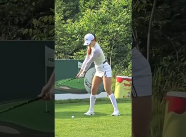 🔥유현주 드라이버샷 루틴 공개!😍:#유현주 #드라이버샷 #골프