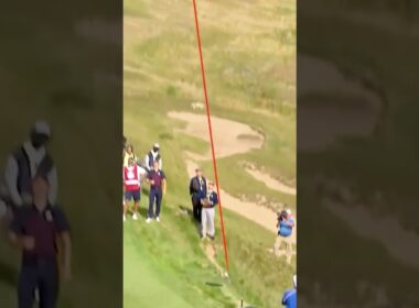 Jordan Spieth’s INSANE 100ft Shot from a STEEP Hill! 😱⛳️
