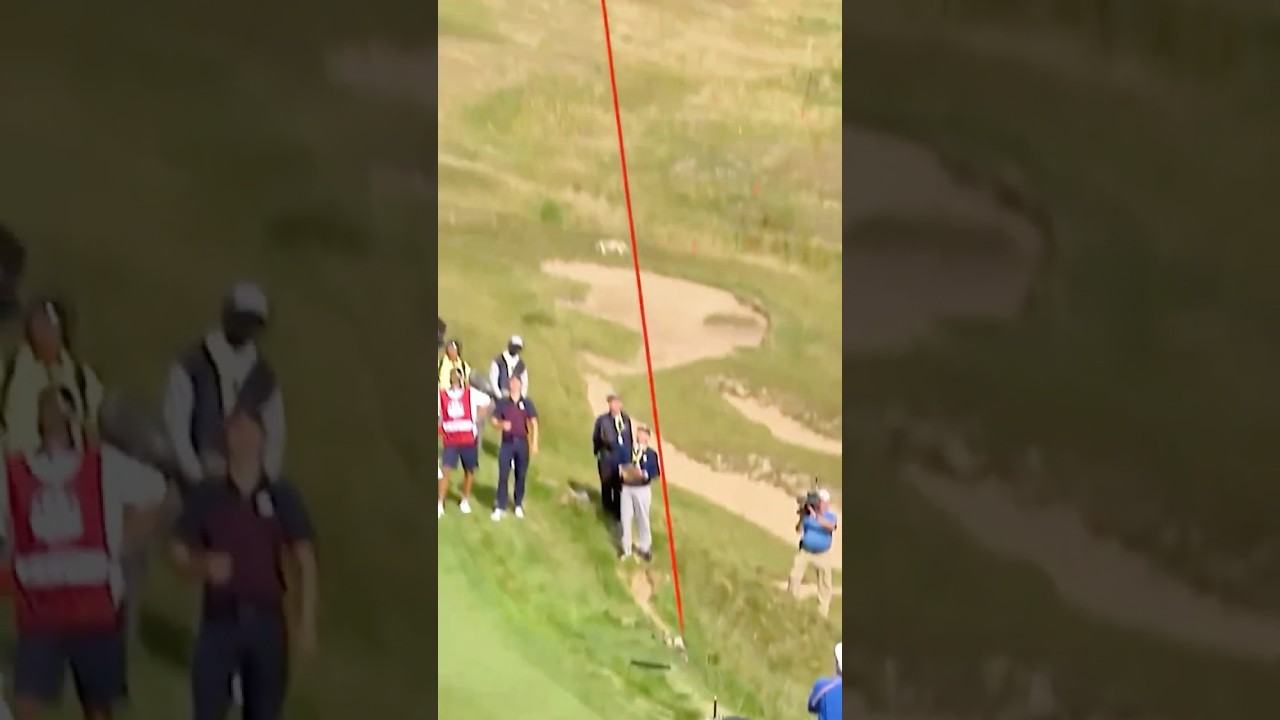 Jordan Spieth’s INSANE 100ft Shot from a STEEP Hill! 😱⛳️