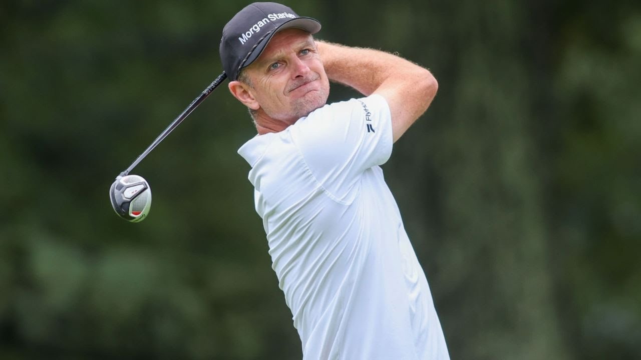 WATCH: Justin Rose in disbelief after missing eagle by the barest margin at BMW PGA Championship