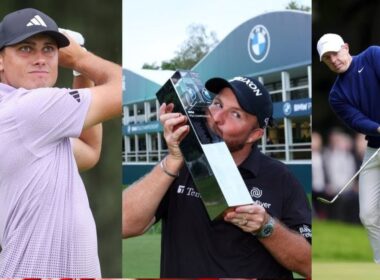 | Rory McIlroy, Shane Lowry, Robert MacIntyre | 2025 BMW PGA Championship Day 3