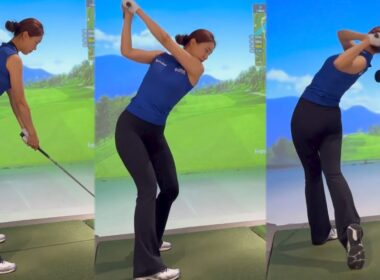 명품 스윙아크! KLPGA 유현주 프로의 골프스윙!