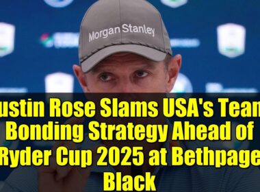 ジャスティン・ローズ、ベスページ・ブラックで開催される2025年ライダーカップを前に、アメリカのチーム結束戦略を批判