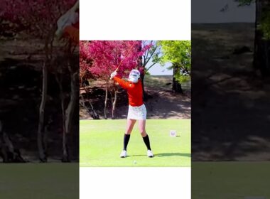 安田裕香選手のスイング