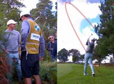 Rory McIlroy Attempts Tiger Woods Style Impossible Golf Shot