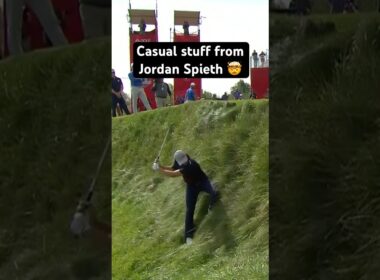 ALL-TIME shot from Jordan Spieth at the @RyderCup in 2021 🔥