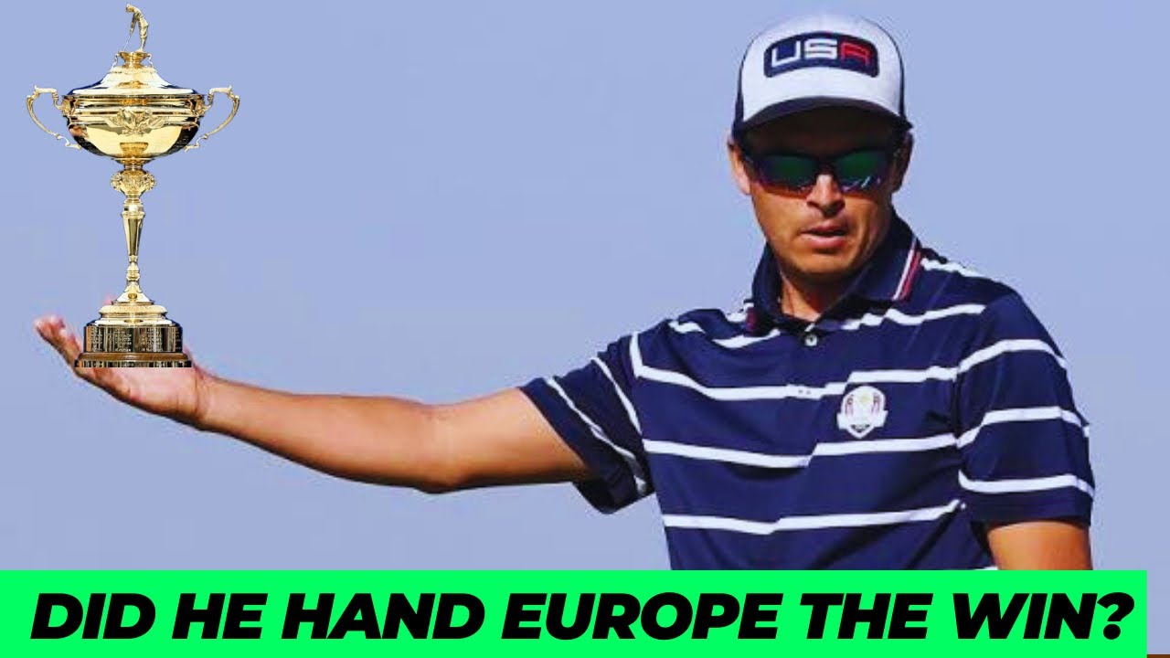 Rickie Fowler’s Shocking Ryder Cup Concession | Did He Hand Europe the Win? 🏆🇪🇺