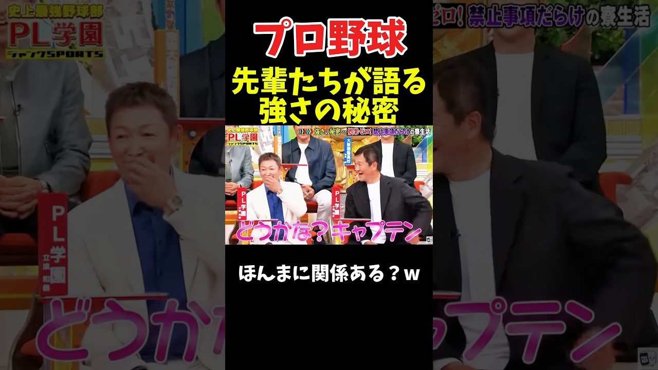 先輩が語るPL学院の強さの秘密 #npb #野球 #プロ野球 #おもしろ #面白い #おもしろ動画 #面白い動画 #ダウンタウン #浜田雅功 #阪神タイガース