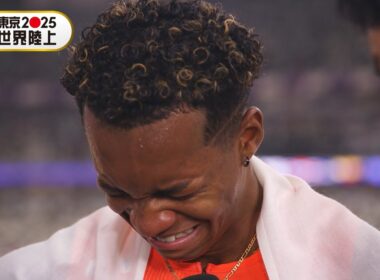 【メダルを獲ってみんなと一緒に喜びたかった】村竹ラシッド、涙の5位入賞「インタビュー ロングバージョン」【東京2025世界陸上／男子110mハードル 決勝】