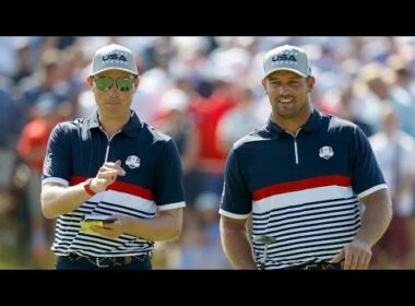 ブライソン・デシャンボーとベン・グリフィンがジャスティン・ローズに対してライダーカップのルールを適用しようと介入