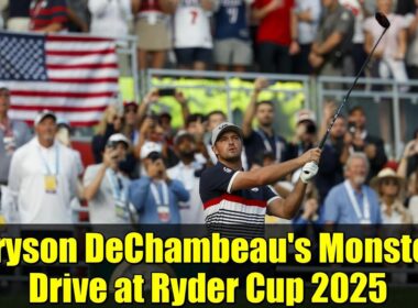 Bryson DeChambeau's Monster Drive at Ryder Cup 2025 | Friday Morning Foursomes Highlights