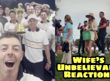 Rory Mcilroy Wife Reacts to Ryder Fans | Mcilroy Trolls USA