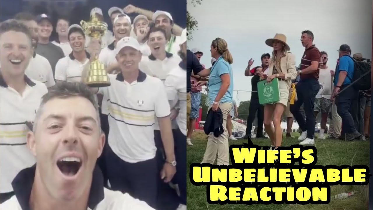 Rory Mcilroy Wife Reacts to Ryder Fans | Mcilroy Trolls USA