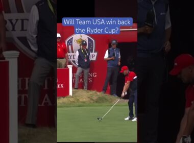 Bryson Eagle at the Ryder Cup #golf #bryson #rydercup