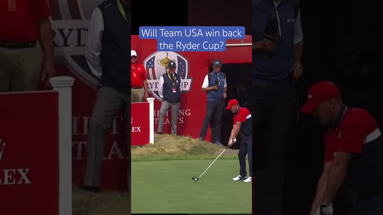 Bryson Eagle at the Ryder Cup #golf #bryson #rydercup