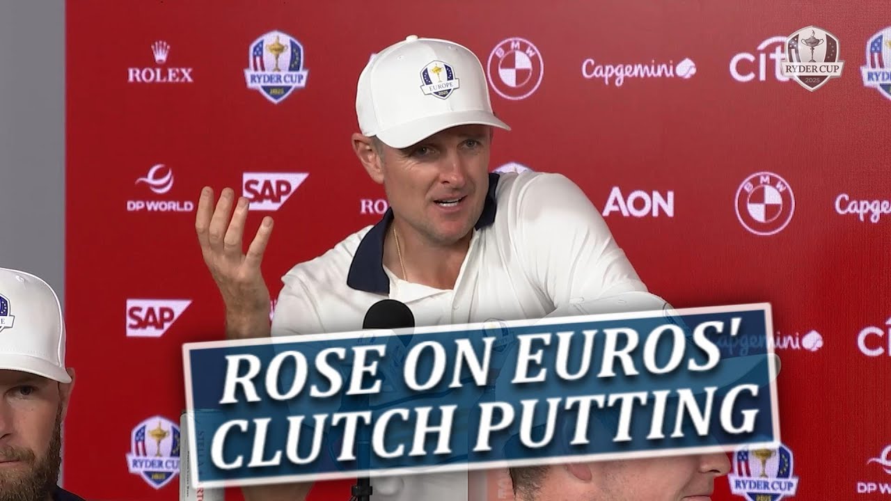 ジャスティン・ローズが2025年ライダーカップ優勝の決め手となったパッティングパフォーマンスを解説
