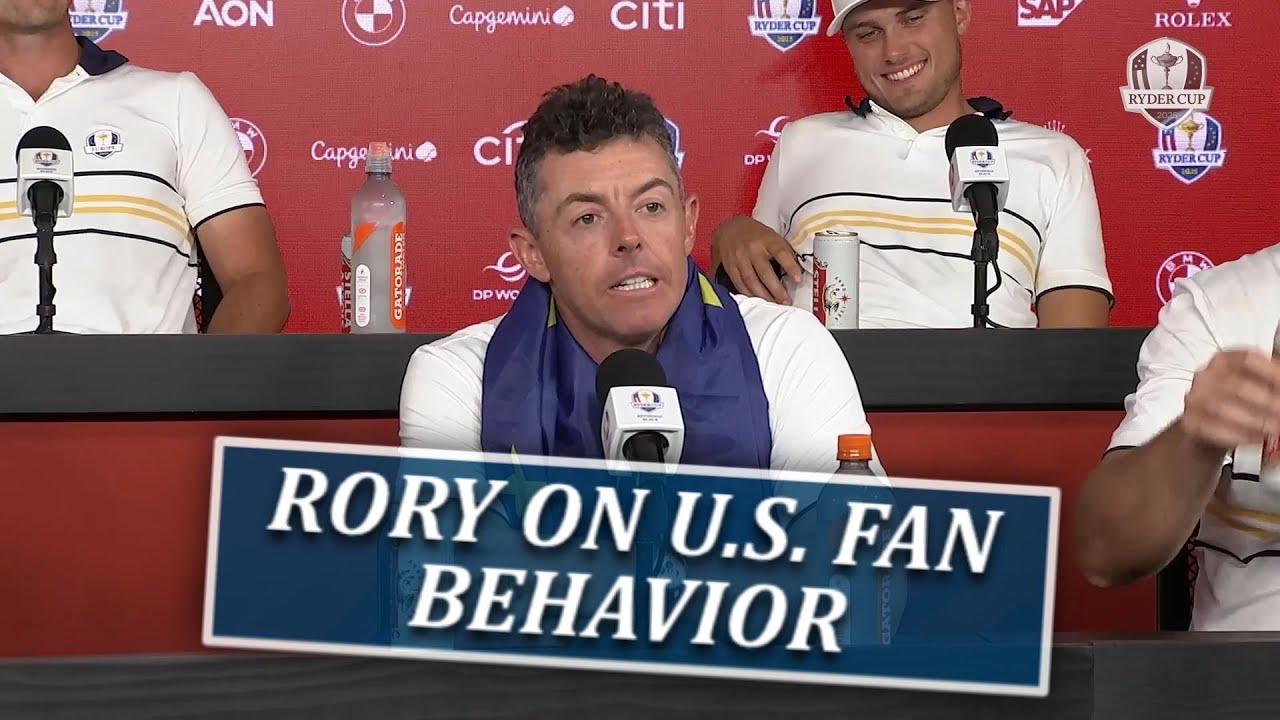 ロリー・マキロイ、2025年ライダーカップでの米国ファンの行動に反応