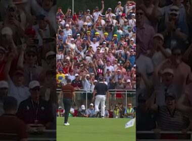 BRYSON LET IT ALL OUT #shorts #golf #rydercup