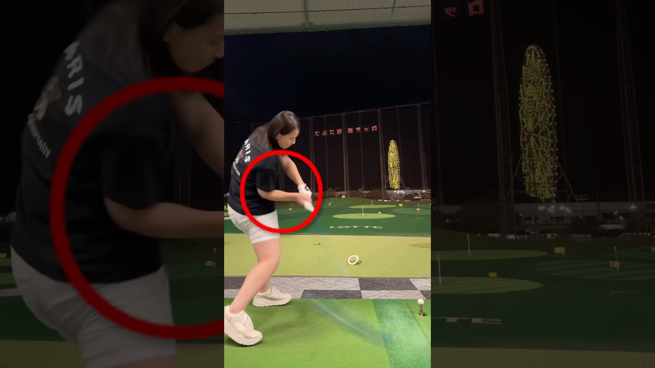 【最長飛距離342ヤード】【ベスト68】飛距離を伸ばすコツは〇〇！？ 飛距離アップ 飛距離を伸ばす ドライバーショット　打ち方　スライス防止　#short #shorts  #shortsvideo