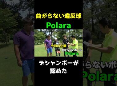 デシャンボーが認めた曲がらなすぎて違反のゴルフボール　#polara #ポララ