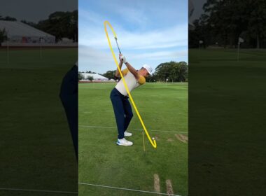 Justin Rose 3D Swing Tracer.