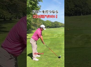 ドローを打つならコレだけでいい#ゴルフ #ゴルフスイング #ゴルフ上達
