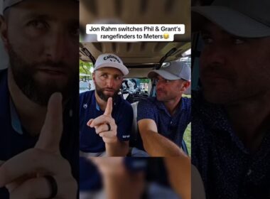 ジョン・ラームがフィル・ミケルソンにいたずら #shorts #golf #pga