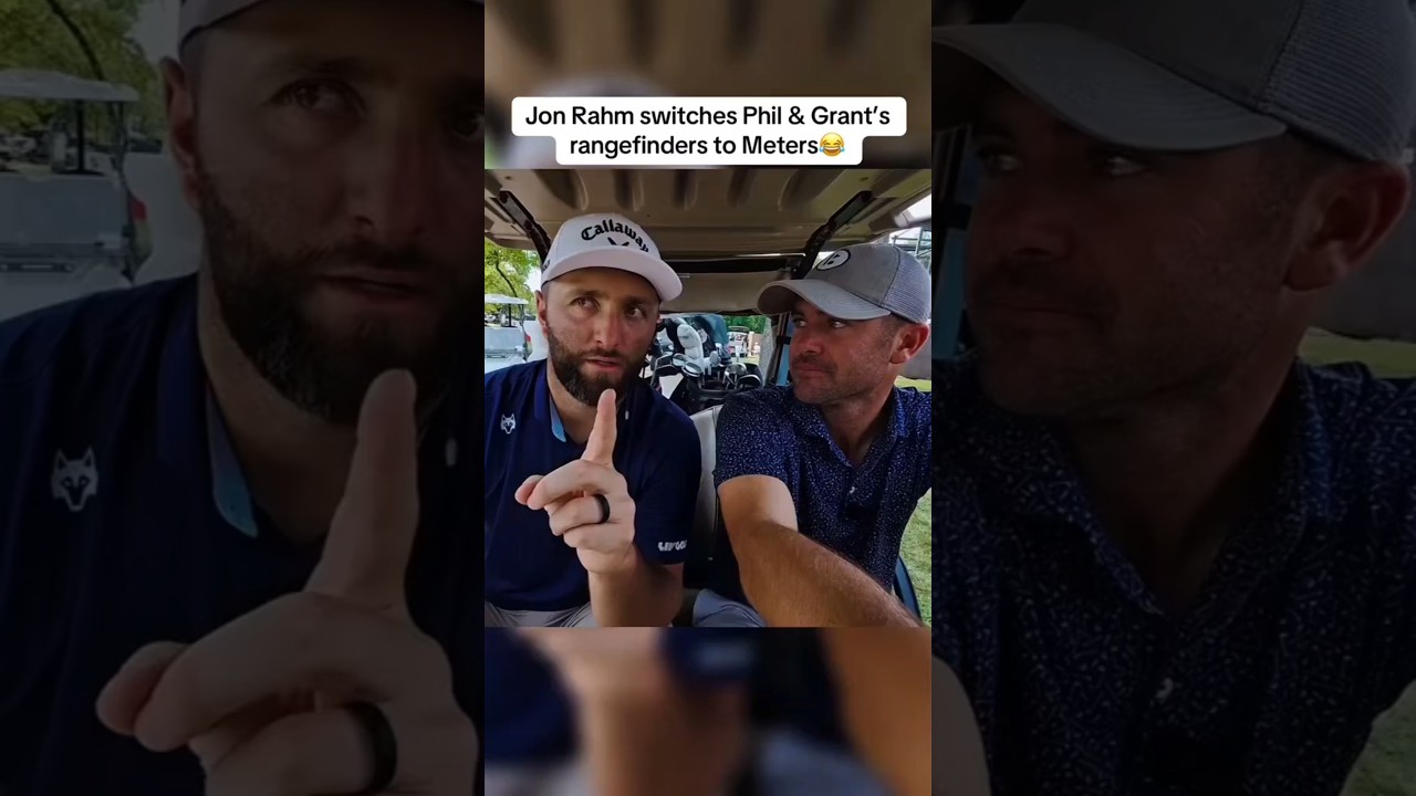 ジョン・ラームがフィル・ミケルソンにいたずら #shorts #golf #pga