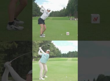 【飛ばし屋のスイングをスロー比較】神谷そら＆入谷響