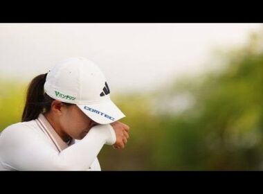 渋野日向子、涙の予選落ち　ロッテ選手権第2日ハワイの戦い