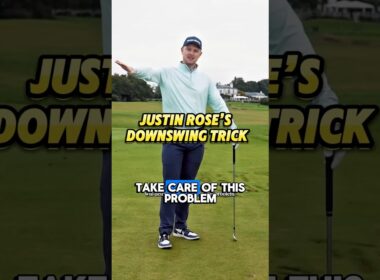Justin Rose’s Simple Downswing Trick You Can Copy! ⛳ #golf #golfswing #golftips