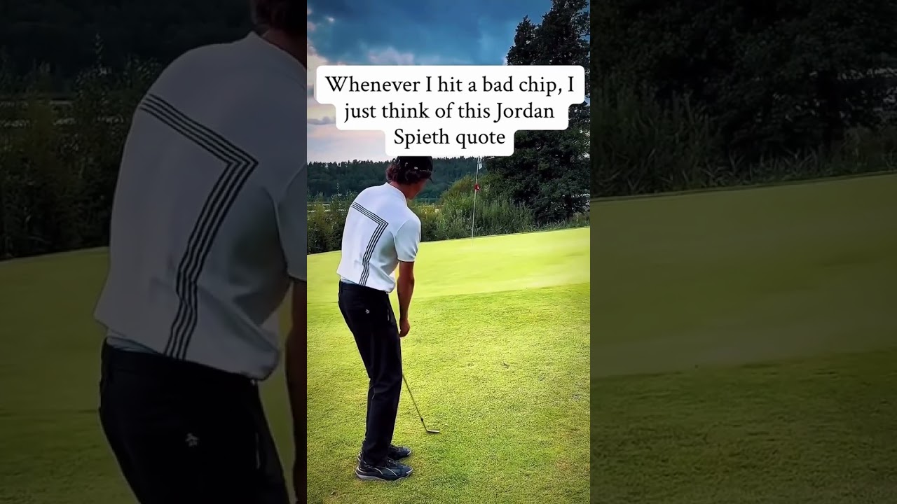 Bad chip? Jordan Spieth trick helps a lot..😂