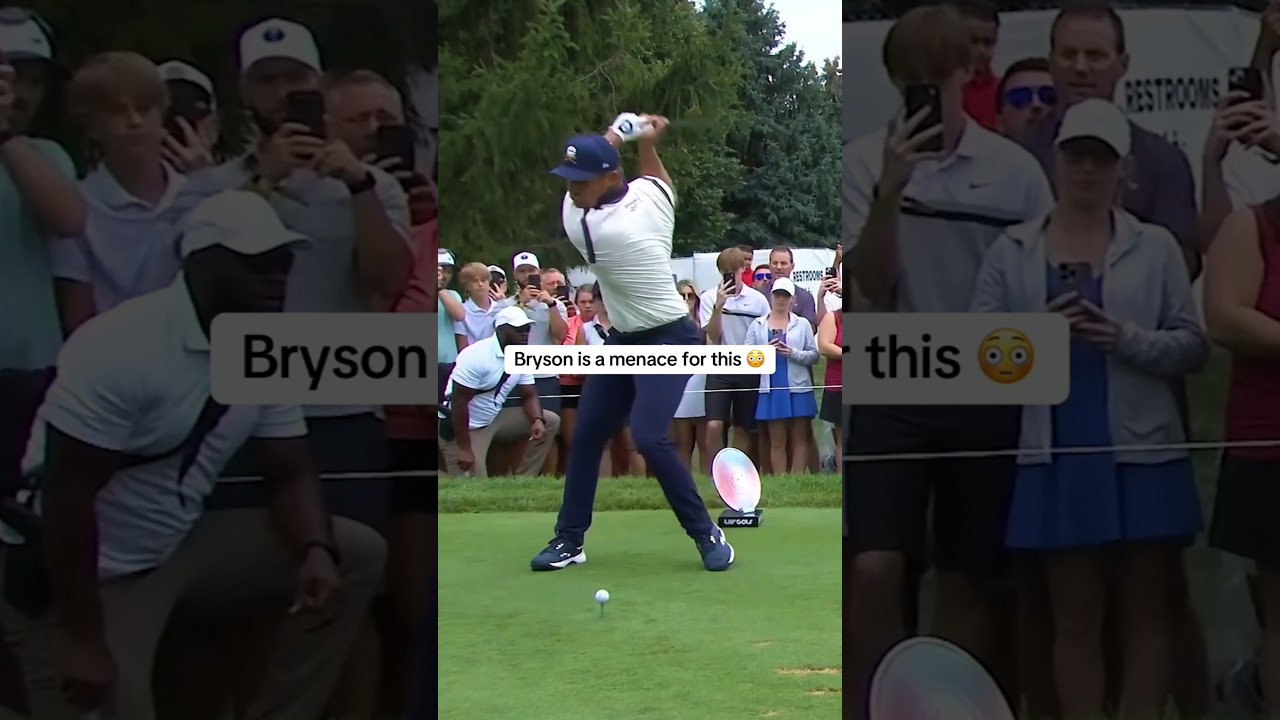 Bryson Dechambeau drives a 365 yard green #shorts #golf #livgolf