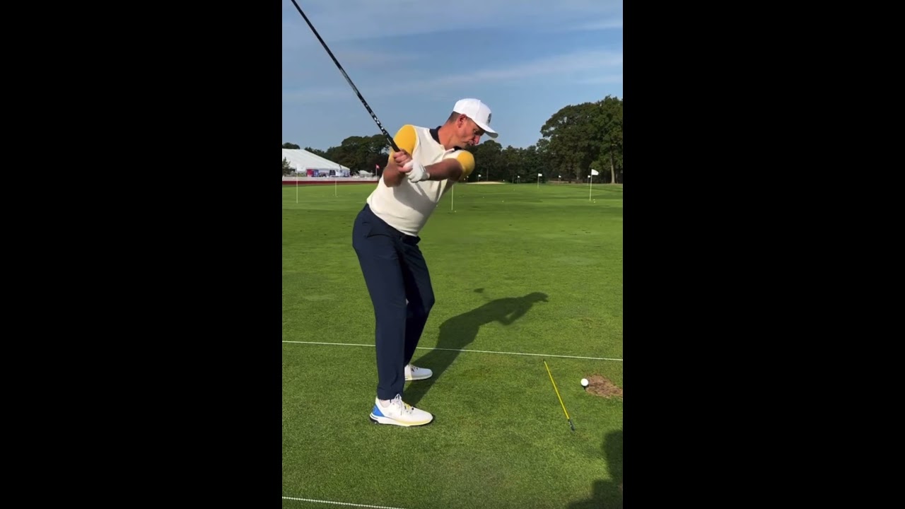 Justin Rose Driver Golf Swing looking perfect #golftechnique #golfswing #golf #rydercup2025