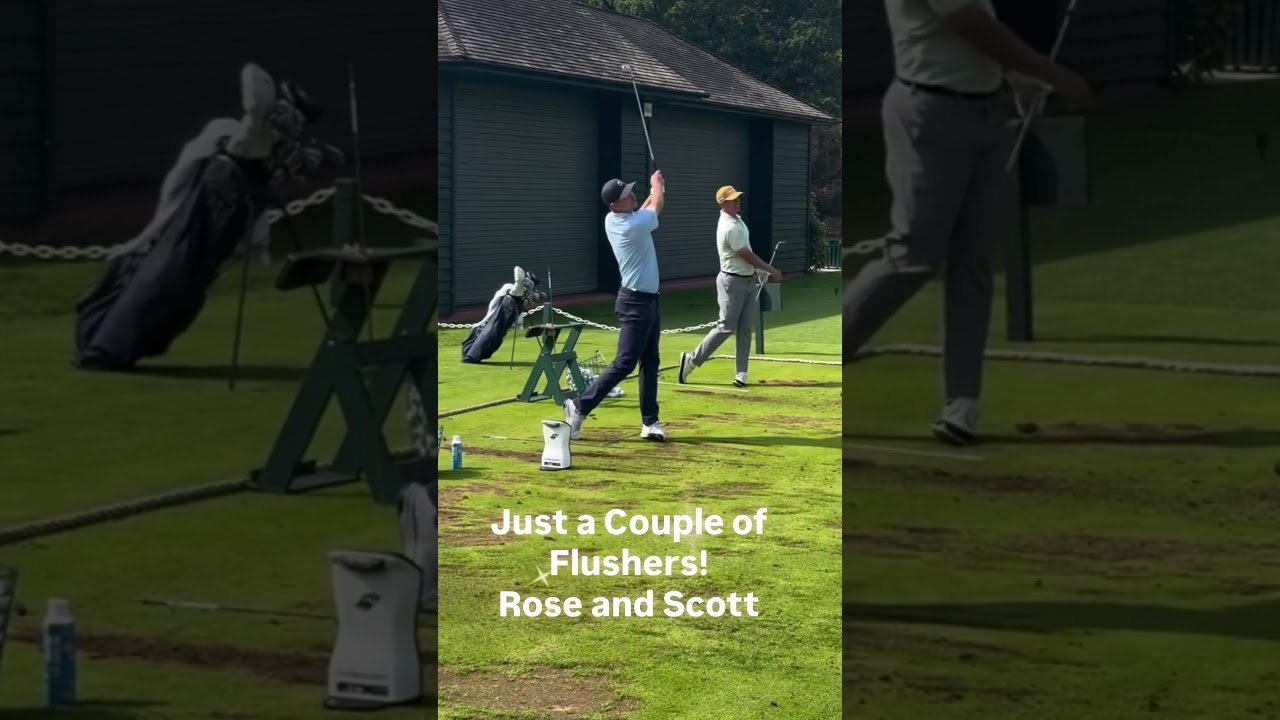 Justin Rose and Adam Scott Golf Swings.