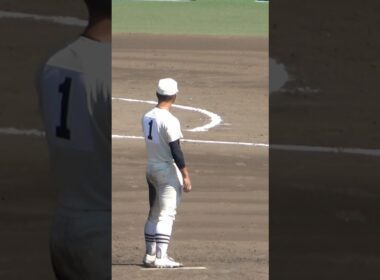 外野からでもわかるノリノリな近藤君！！県岐阜商業対日大三高